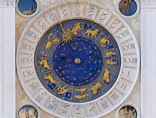 Image showing Astrology clock San Marco