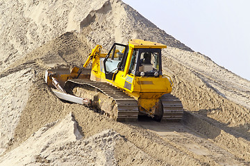 Image showing Tracked bulldozer