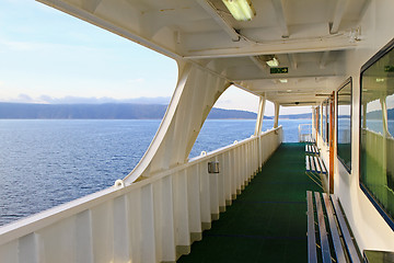 Image showing Ferryboat promenade