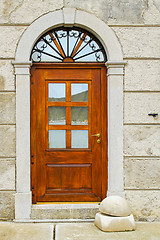 Image showing Glass door