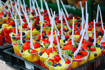 Image showing Fruit salads