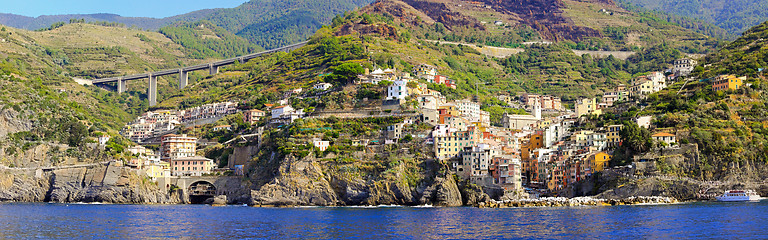 Image showing Riomaggiore cityscape