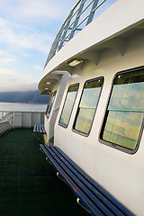 Image showing Ferry boat cabin