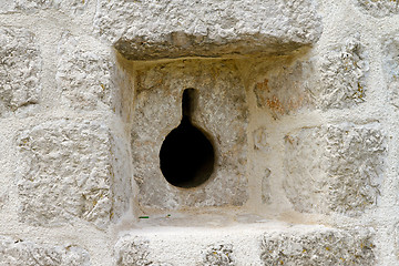 Image showing Loophole in wall