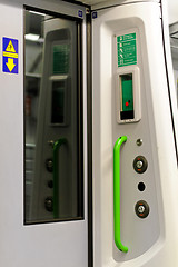 Image showing Train door