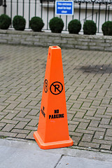 Image showing No parking cone