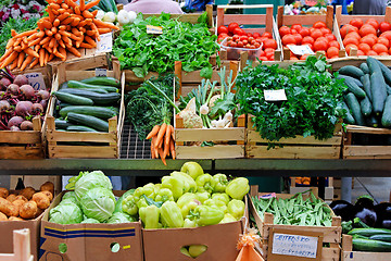 Image showing Veggie market