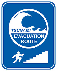 Image showing Tsunami pedestrian