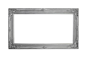 Image showing Silver panoramic frame