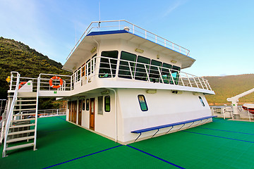 Image showing Ferry wheelhouse