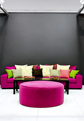 Image showing Purple sofa