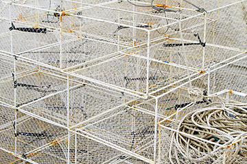 Image showing Fish traps cage