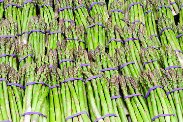 Image showing Asparagus pile