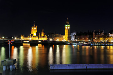 Image showing London city lights