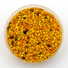 Image showing Bee pollen jar