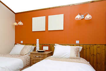 Image showing Orange room