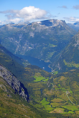 Image showing View of Geiranger