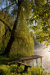 Image showing Old fishing platform 