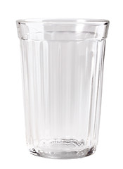 Image showing Single empty glass