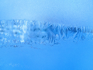 Image showing frost on window