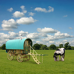 Image showing Gypsy Wagon, Caravan