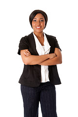 Image showing Smiling business woman