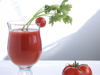 Image showing Tomato juice XII