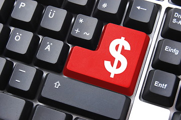 Image showing online money