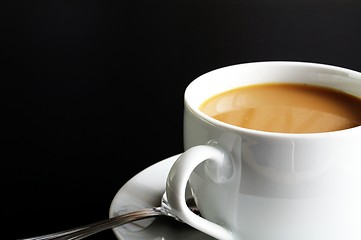 Image showing cup of coffee and copyspace