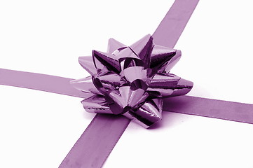 Image showing Christmas Gift with ribbon