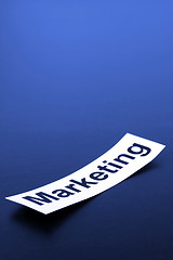 Image showing marketing concept