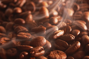 Image showing hot coffee for breakfast