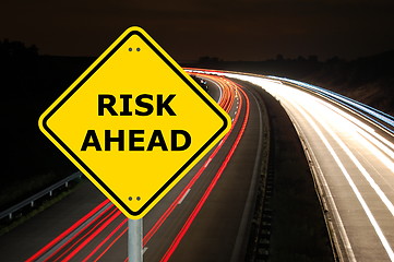 Image showing risk ahead