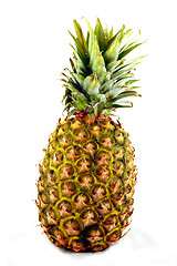 Image showing Pineapple On White