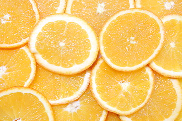 Image showing orange fruit background