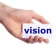 Image showing vision