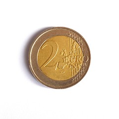 Image showing euro money on white