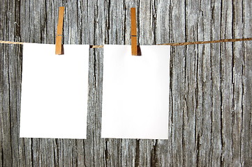 Image showing blank sheet of paper