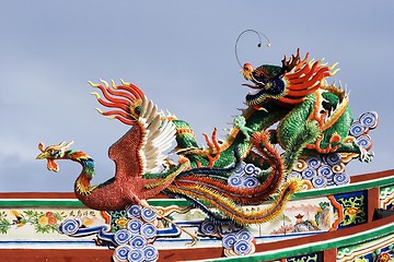 Image showing Dragon and Phoenix