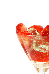 Image showing strawberry drink