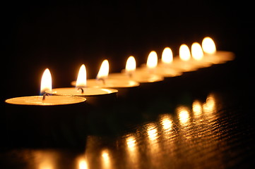 Image showing romantic candles