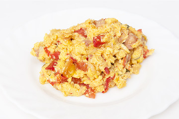 Image showing Scrambled eggs