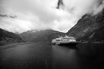 Image showing View of Geiranger