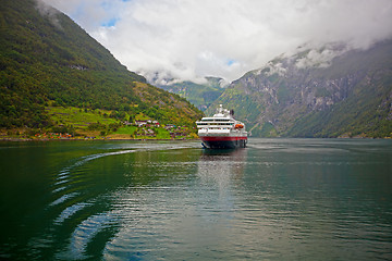 Image showing View of Geiranger