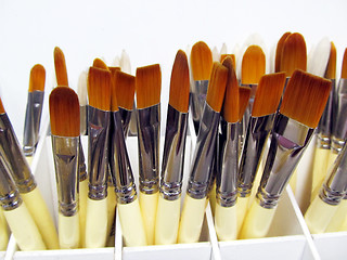 Image showing Artistic Painting Brush Display