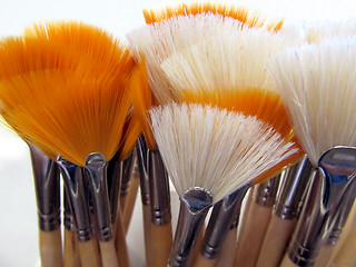 Image showing Artistic Painting Brush Display