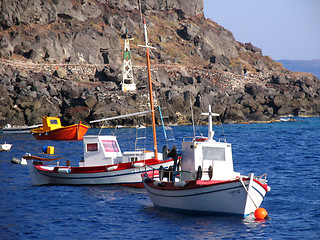 Image showing fishboats