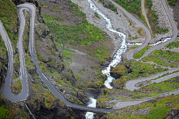 Image showing Trollstigen in Norway