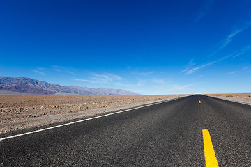 Image showing road in death valley