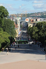 Image showing Main street of Oslo